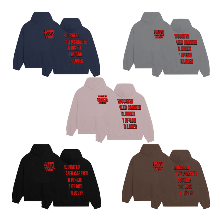 Mack “ Black People Social Club “ Hoodies
