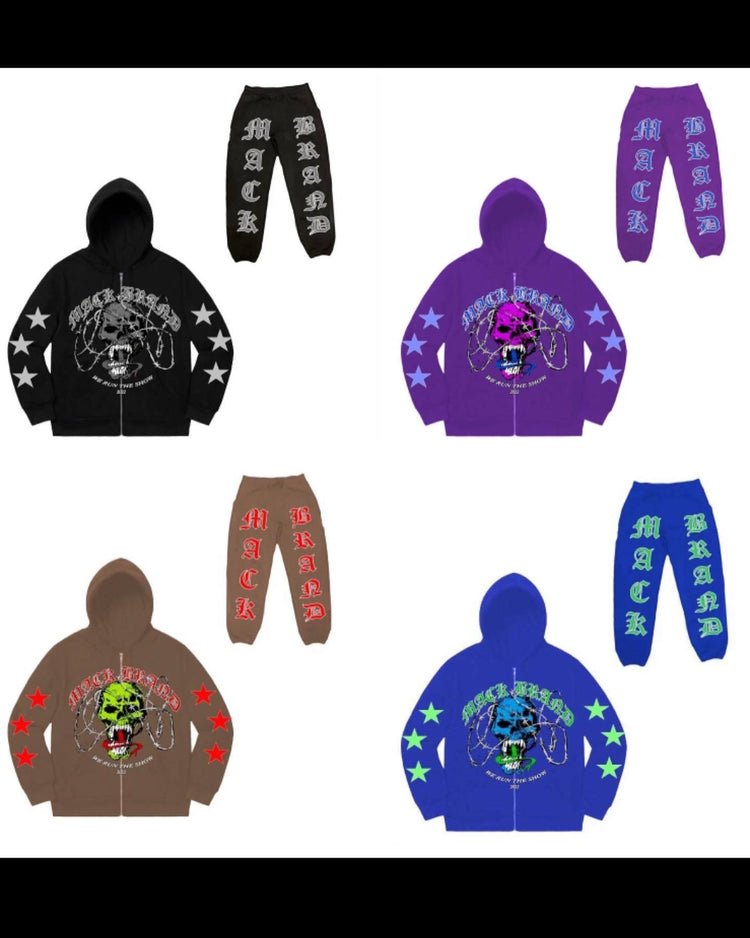 Mack “ Skull “ Zip Set